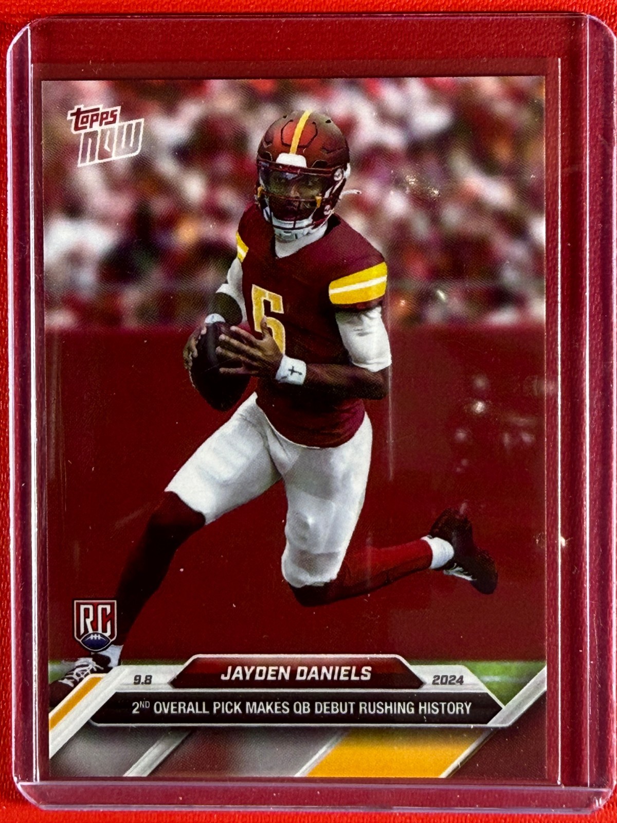 2024 Topps Now Jayden Daniels #3 - Rookie Card (RC)
