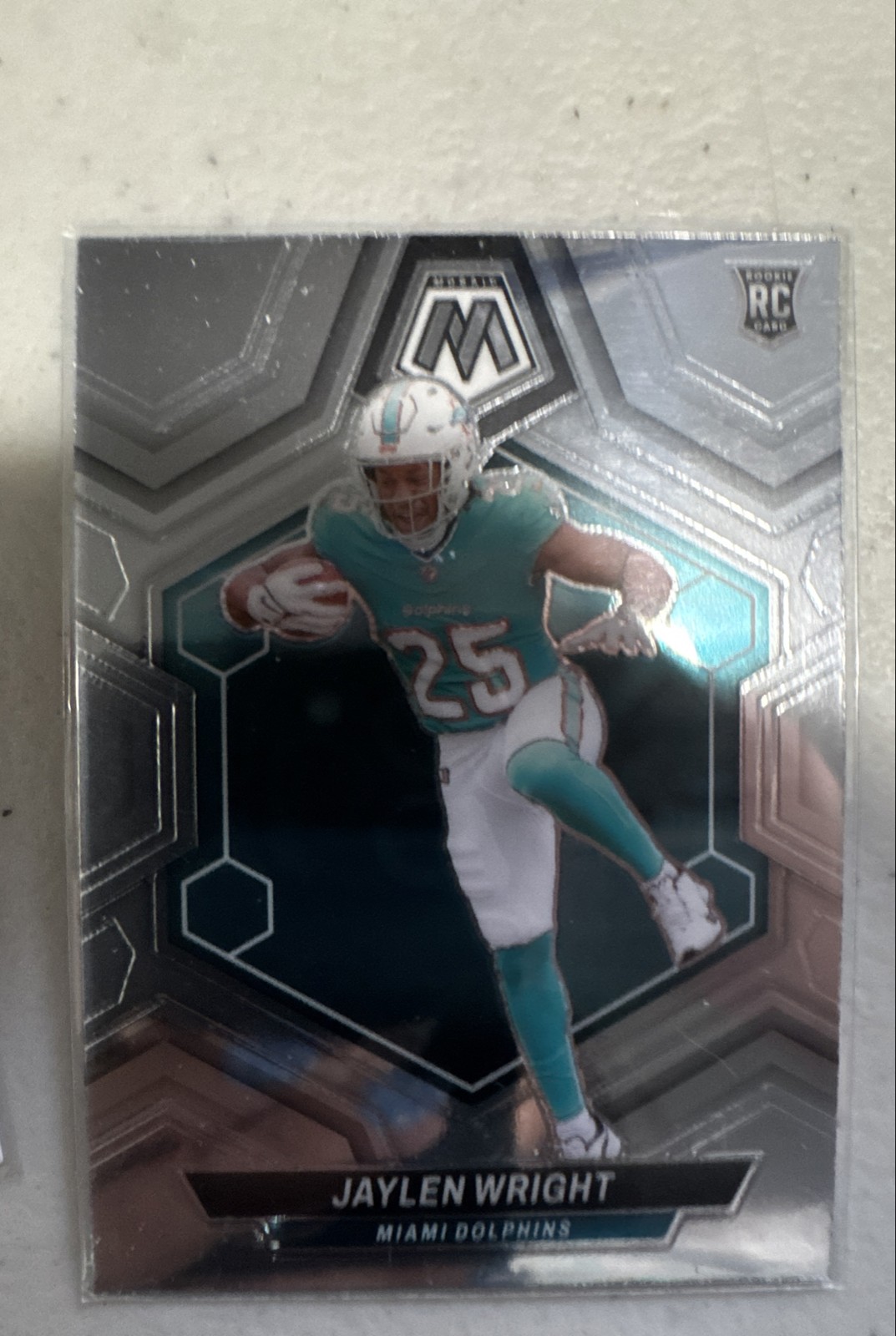 2024 Panini Mosaic - Rookies Jaylen Wright #383 Silver Prizm (RC)