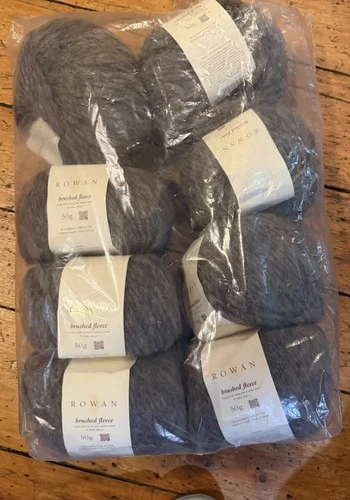 Rowan Brushed Fleece Yarn 8 Balls 50g Each - product listing photo