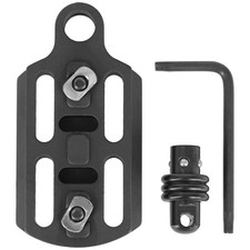 M-Rail to Arca-Swiss Quick Release Plate Bipod Adapter Sling Stud Mount black