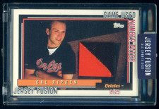2021 Jersey Fusion All Sports Cal Ripken Jr. Game Worn Patch 8/25 Jersey #!