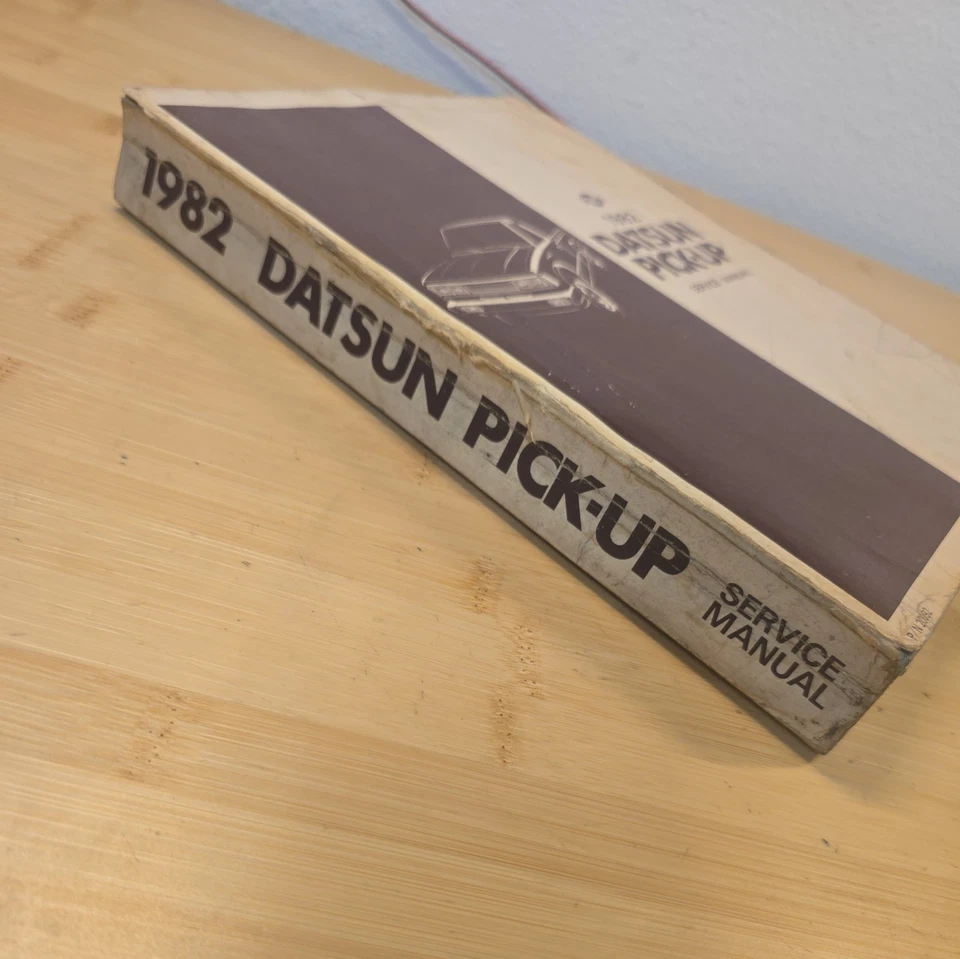 Camioneta Datsun 720 1981 vintage manual de servicio ~ ¡Guía de reparación del distribuidor!! Foto 2 de 4