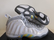 Nike Little Posite One Ksa Foamposite Gs Rainbow Pixel Grey Kids CU1054-001 