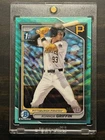 KONNOR GRIFFIN 2024 Bowman Draft Chrome AQUA WAVE Refractor #D/125 Pirates SSP