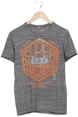 Superdry T-Shirt Herren Oberteil Shirt Sportshirt Gr. M Baumwolle Grau #0sb9vb5