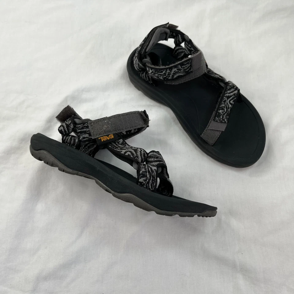 Sandalias de exterior Teva Hurricane XLT 2 para niños 13 grises negras Foto 3 de 4