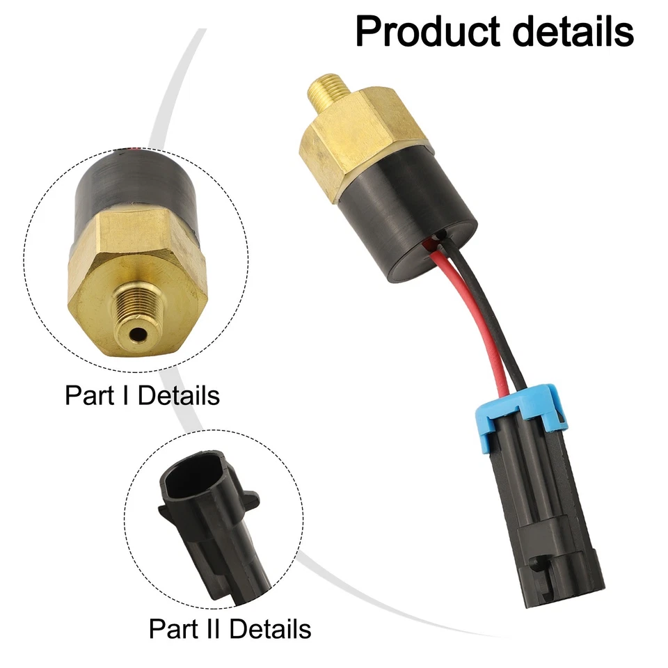 Per Bobcat Sensore Pressostato Olio Compatibile per Impianti Escavatori 6657389 - Imagen 4 de 4