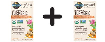 2 x Garden of Life Extra Strength Turmeric - mykind Organics - (707,92 EUR/kg)
