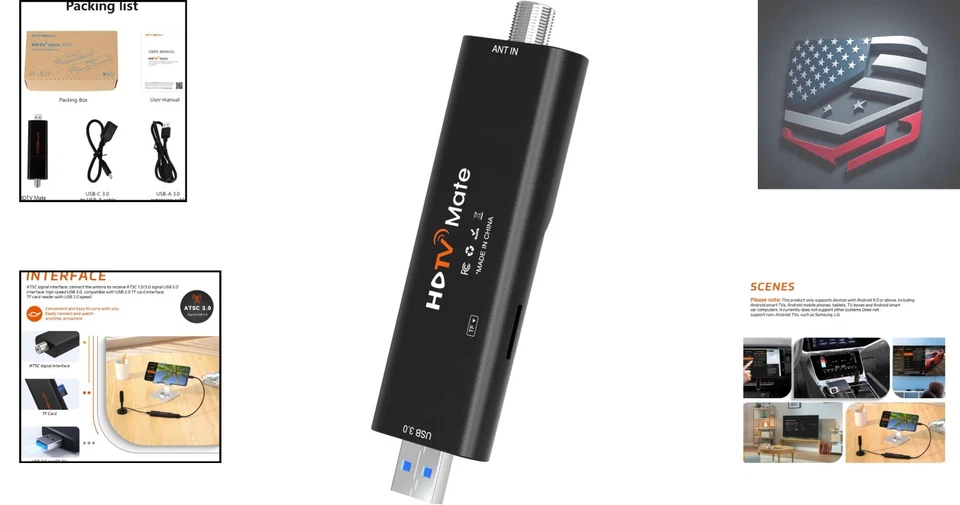 ТВ-тюнер Advanced USB 3.0 для Android с лучшим в своем классе доступом к каналу высокой четкости - Изображение 2 из 4