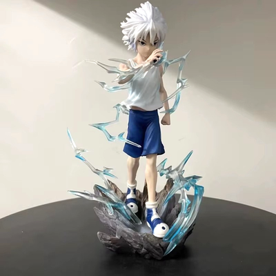 23cm Hunter x Hunter Killua Zoldyck Manga Anime Figure Statue