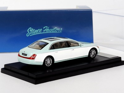 Stance Hunters 1/64 マイバッハ 62 ホワイト　ダイキャスト Stance Hunters 1:64 Mercedes- Benz Maybach 62 – Horizon Diecast