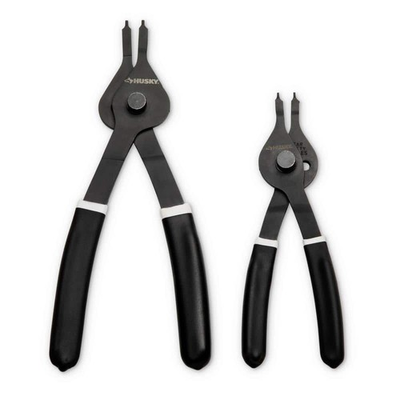 #ad Husky 6 in. and 8 in. Snap Ring Pliers with Cushion Grip 2 Pack $10.95