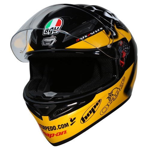AGV K1 Guy Martin Replica RARE Collectors Motorbike Helmet Motorcycle Crash Lid - Picture 1 of 8