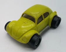 Vintage TONKA Mini- Volkswagen VW Beetle Bug Car Lime Green-Made in USA