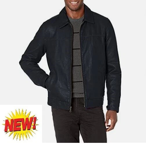 Tommy hilfiger cheap leather coat