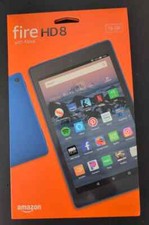 Amazon Fire HD 8 Tablet w/ Alexa - HD Display - 8th G 16GB - Bundledw/ Red Case