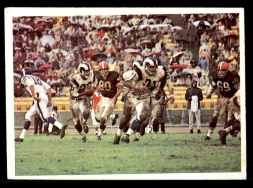 Los Angeles Rams [Play Card] #104 1966 Philadelphia card