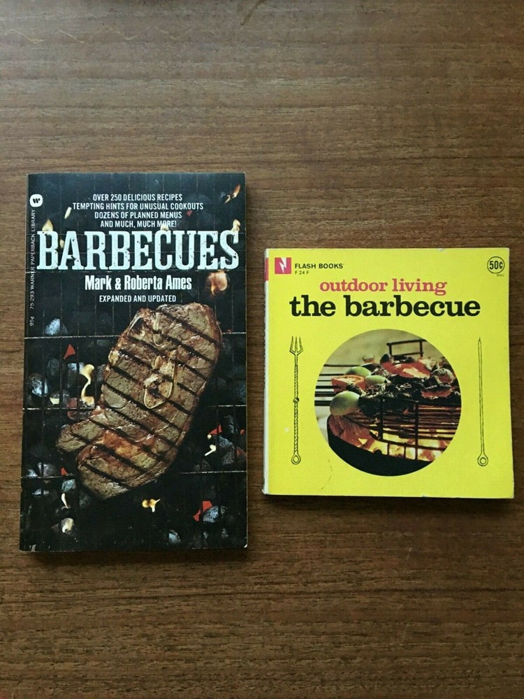 BARBECUES by Mark & Roberta Ames & The Barbecue : 2 Paperbacks on Barbecue