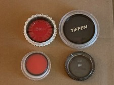 Lot of 4 Lens Filters -- Hoya 52mm, Tokina 52mm, Tiffen 62mm  72mm