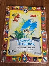 AD&D World of Greyhawk Fantasy World Setting Complete! Advanced D&D TSR
