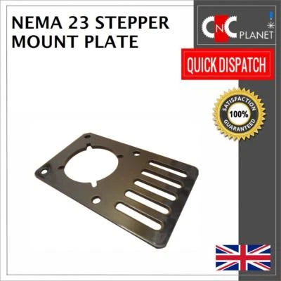 NEMA 23 STEPPER MOTOR BRACKET MOUNT PLATE 57MM Nema 23 Stepper mount Plate Bracket V-slot CNC Router 3D Printer 2020 Aluminium