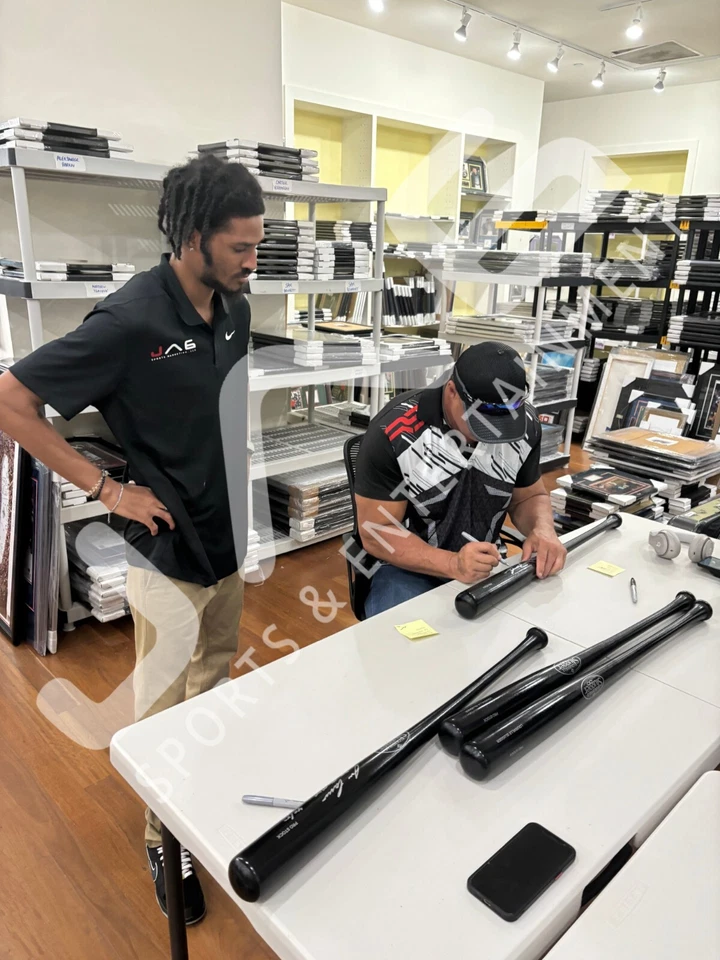 Jose Canseco autographed signed inscribed bat MLB Oakland Athletics JSA COA - Image 4 of 4