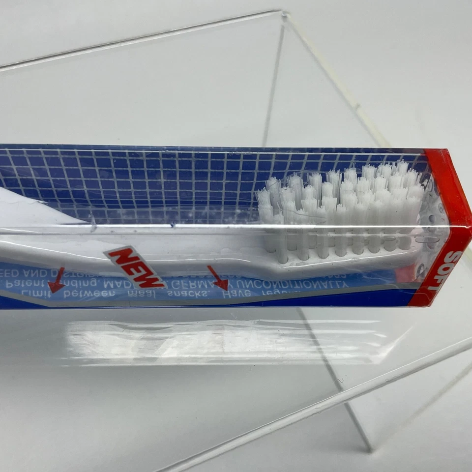 Cepillo de dientes mediano profesional Pepsodent vintage blanco sellado en caja nuevo Foto 2 de 4