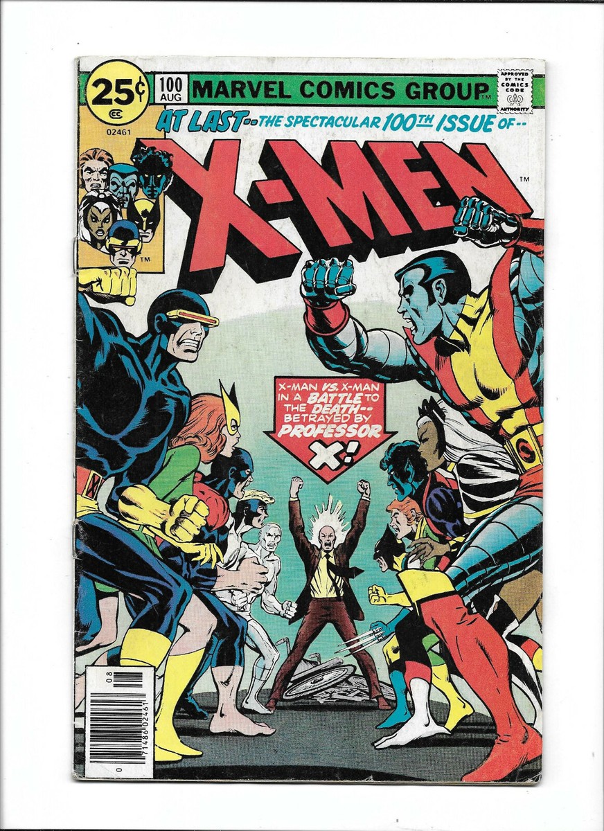 X-MEN #100 [1976 VG] SPECTACULAR 100TH ANNIVERSARY ISSUE! | eBay