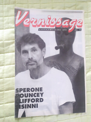 VERNISSAGE MAGAZIN SUPPL. DIE KUNSTZEITUNG DEZEMBER 1990 SPORONE POUNCEY
