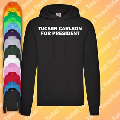 Tucker Carlson For President Hoodie | Lustig | Wahl 2024 | Amerikanische Politik