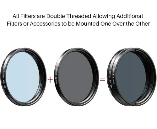 APEXEL 52mm 7 In 1 Full Filter Lens Kit ND CPL Star Full Red Yellow Color filter - Picture 7 of 8