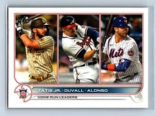2022 Topps Series 1  League Leaders #146 Fernando Tatís Jr.  Pete Alonso, Adam 