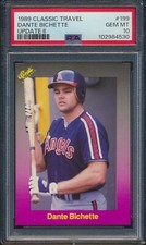 1989 Classic Travel 2 Update Dante Bichette 199 RC Angels Rookie PSA 10 GEM MINT