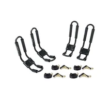 AA-Racks 2 Pair J-Bar Rack for Kayak Carrier Canoe Boat Paddle Board Surfboar...