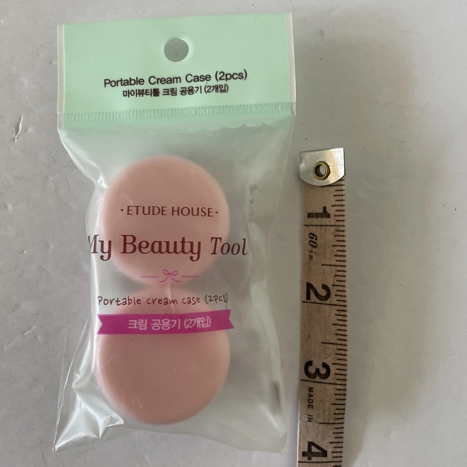 Etude House My Beauty Tool Portable Cream Case Travel 2 Pieces Pink Foto 2 de 2