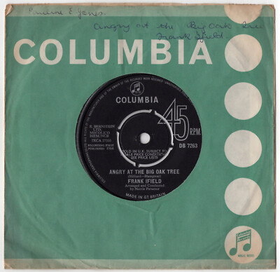 Frank Ifield - Angry At The Big Oak Tree 1964 UK 45 COLUMBIA
