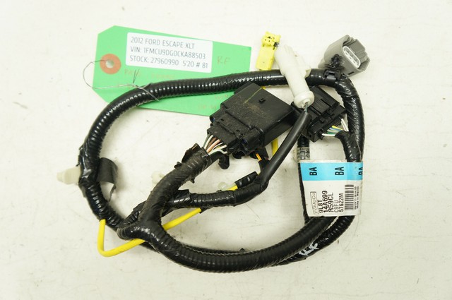 08-12 FORD ESCAPE XLT PASSENGER RIGHT FRONT SEAT WIRING HARNESS