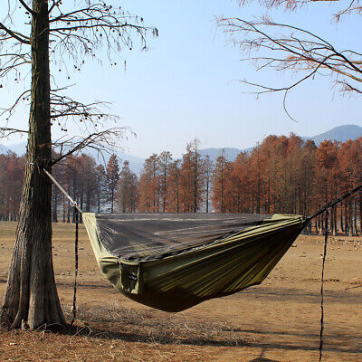 Sunyear Portable Lightweight Camping Hammock with Removable Mosquito Net