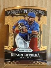 2015 Dilson Herrera Rookie Rc Panini Prizm Fresh Faces Insert Card Die Cut