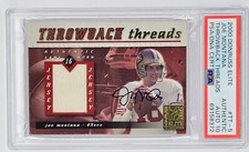 JOE MONTANA 2000 DONRUSS THROWBACK THREADS 
