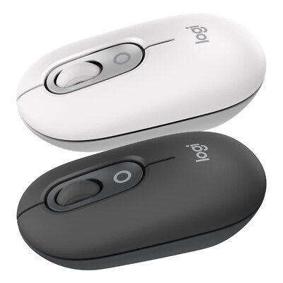 Logitech POP Mouse Computer-Maus Kabellos personalisierbare Emoji-Taste