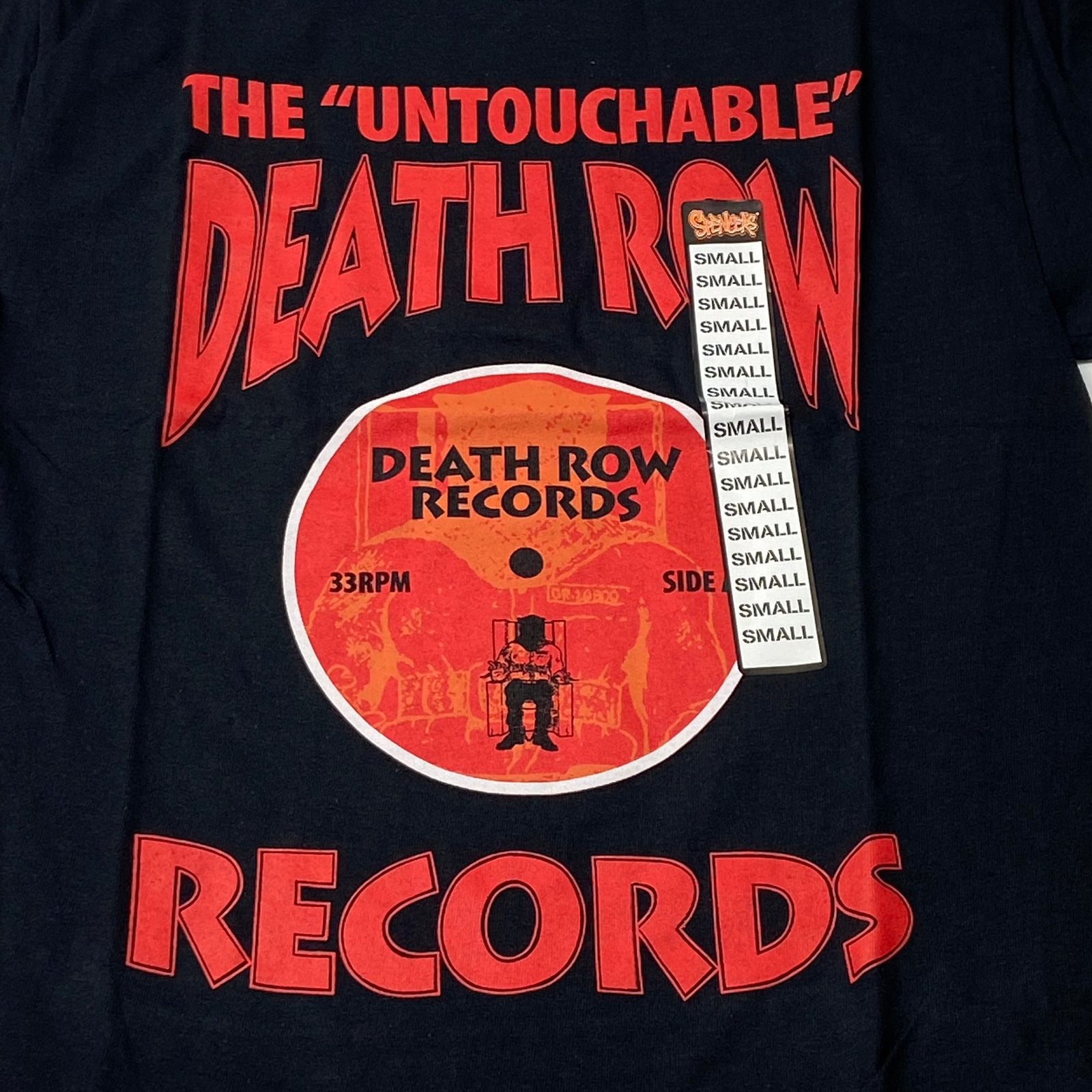 FILA T shirt manica corta Death Row Records nera The Untouchable Graphic taglia adulto