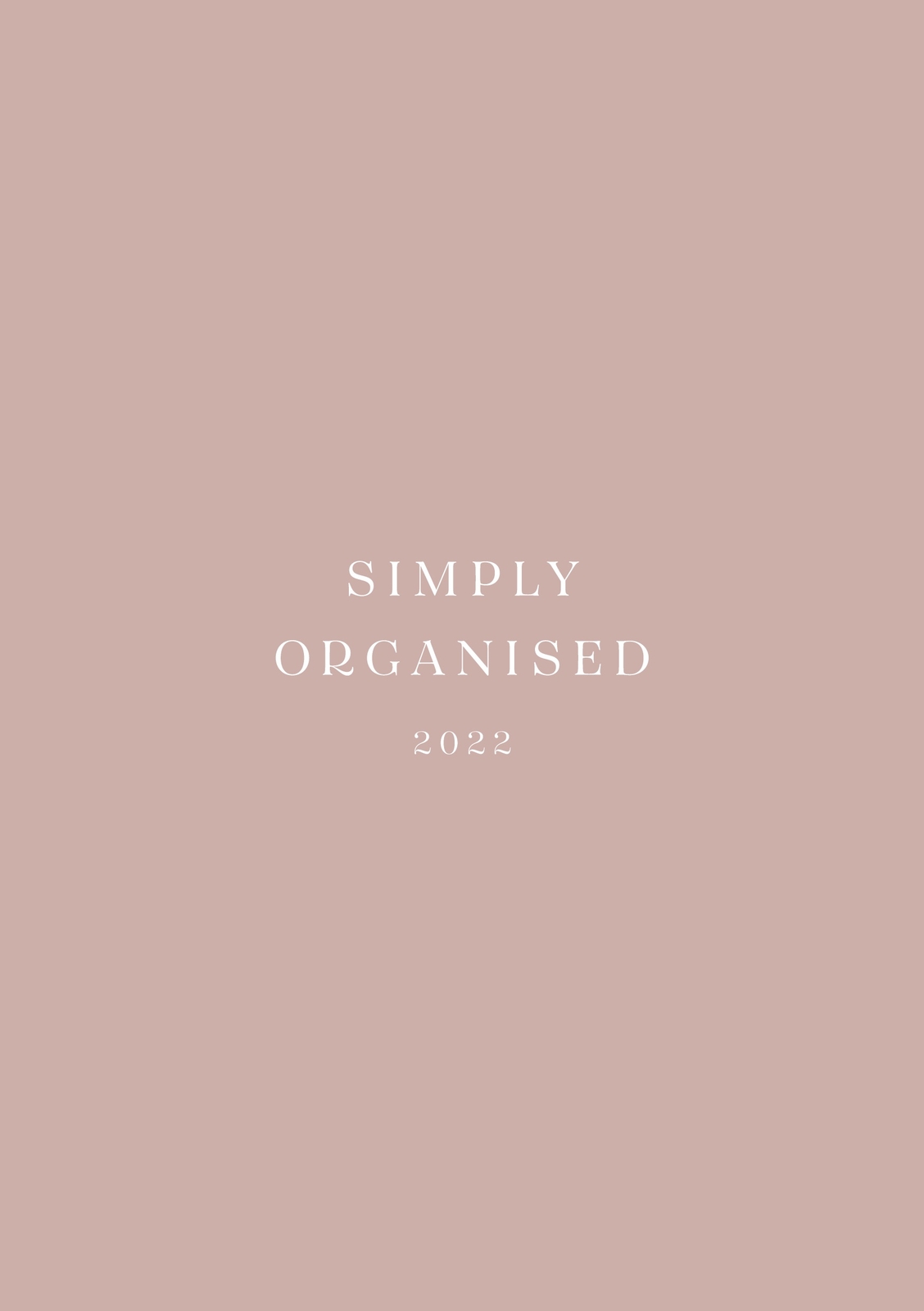 Thumbnail - Simply Organised 2022 - Simply Rosé (buch)