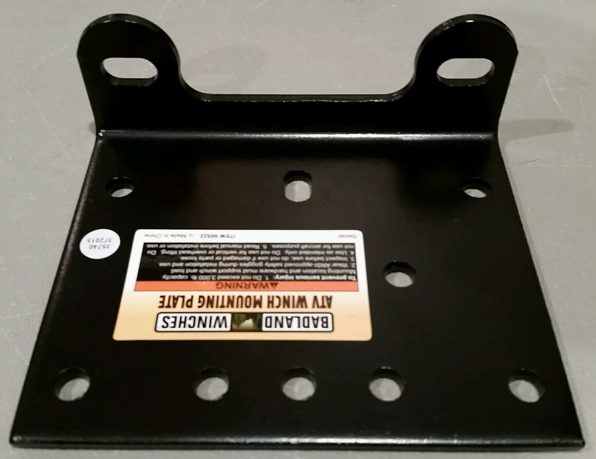 Guide Gear Portable Universal Winch Mount Plate For ATV, UTV, Truck, 2"" Receiver, 3500 Lbs - View #11