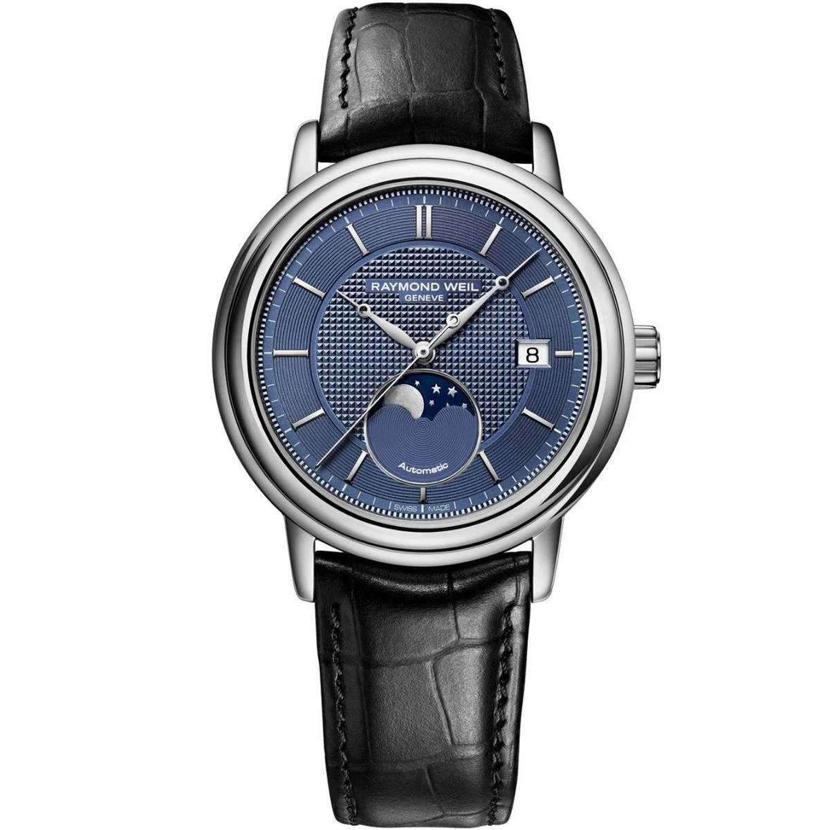 Maestro automatic silver outlet dial men's watch