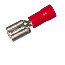 Female Quick Disconnect Vinyl Insulated .187 22-18 AWG Red - 100PK