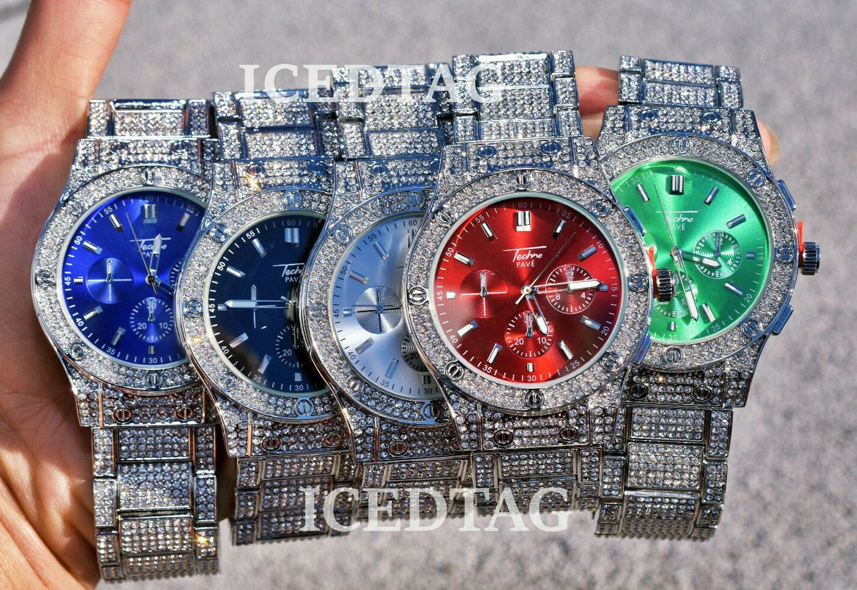 Iced out store watches ebay
