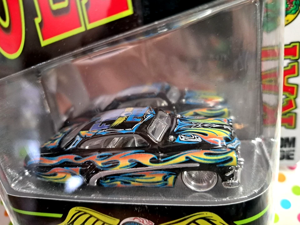HOT WHEELS 2025 LATA DE ACEITE PERSONALIZADA RAT FINK 51 MERCURY NUEVO Foto 3 de 4