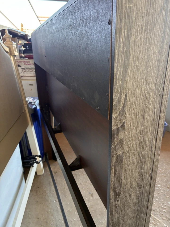 Wooden Headboard With Shelves For A Queen Size Bed, ￼￼￼ - Image 4 of 4