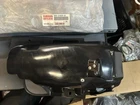 YAMAHA DT100 DT125 74-76 558-21620-01 REAR INNER FENDER MUDGUARD N.O.S